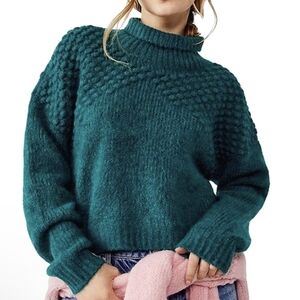 Free People Bradley Turtleneck Sweater Size XS